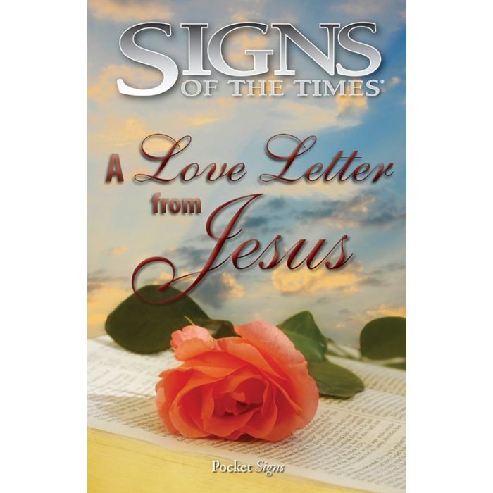 Pocket Signs - A Love Letter from Jesus - Packet of 100 Pocket Signs - A Love Letter from Jesus - Packet of 100